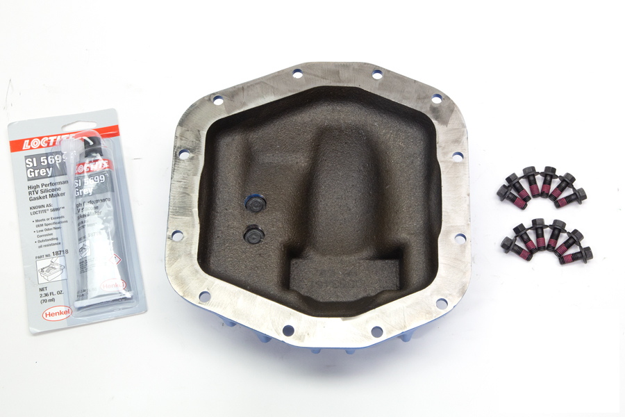 Dana 44 AdvanTEK Front Differential Cover Kit Blue - JT/JL