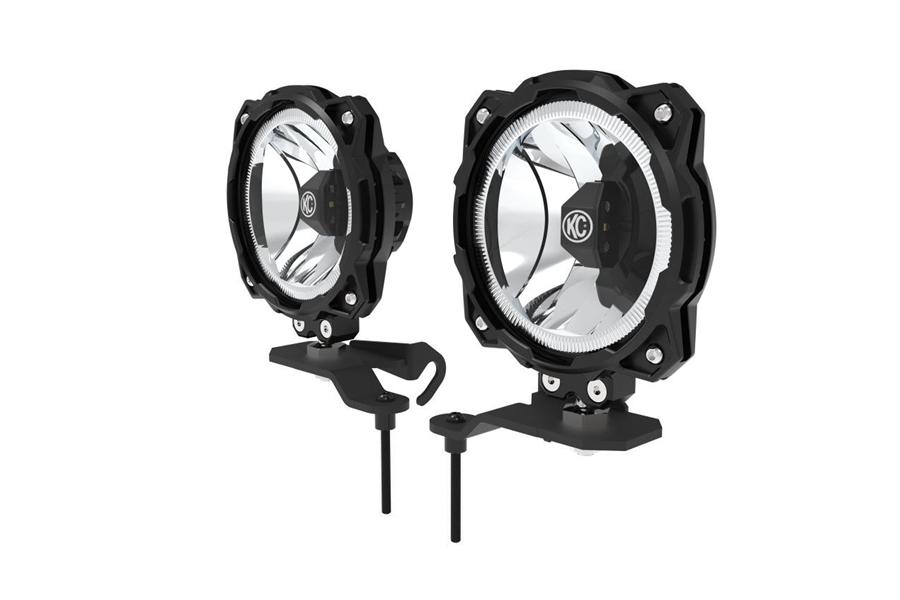 KC HiLiTES Gravity LED Pro6 Wide-40 2-Light Kit - JT Mojave / JL 392