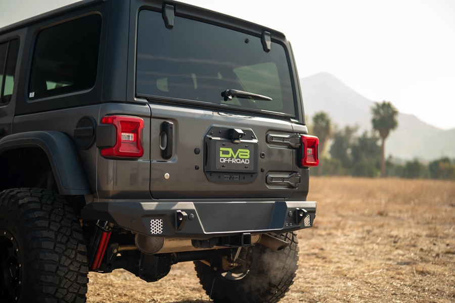 DV8 Offroad Spare Tire Delete w/ Camera Mount - JL