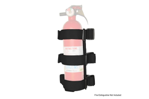 Rugged Ridge Sport Bar Fire Extinguisher Holder Black 