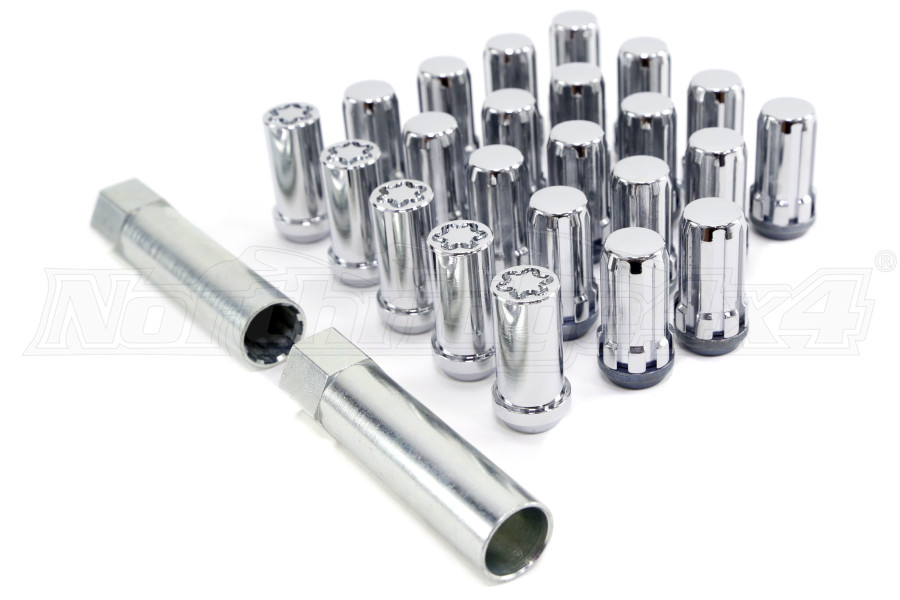 McGard 5 Lug 1220 Spline Drive Lug Nuts Chrome 23 pieces Jeep Rubicon