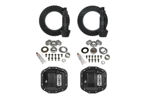Yukon Stage 2 Front D30 / Rear D35 Re-Gear Kit w/ Covers - 4.56 Ratio  - JL Non-Rubicon