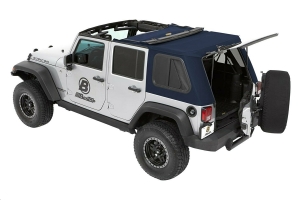 Bestop Trektop Pro Hybrid Soft Top, Blue - JK 4dr