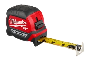 Milwaukee Tool Compact Wide Blade Magnetic Tape Measures - 25ft