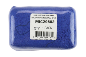 Chemical Guys Microfiber Applicator Pads Thick Premium Grade Blue - 2 Pack