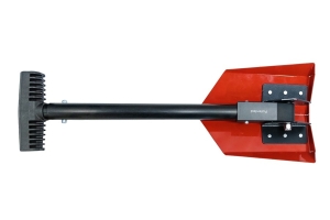 DMOS Compact Delta Shovel Steel - Powder Coat Red