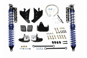EVO Manufacturing Rear Bolt-On Coilover Kit w/ Compression Adjusters for Dana 60 - Black - JK 