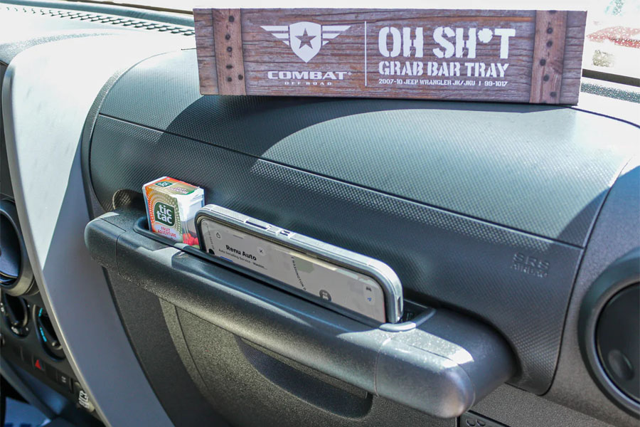 Combat Off Road OH SHT Grab Bar Tray - 2007-10 JK