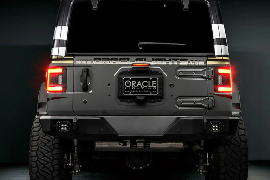 Oracle V2 Flush Mount LED Tail Lights - Standard Red Lens - JL