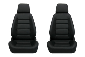 Corbeau Sport Black Vinyl Pair