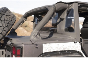 Rampage Trailview Tonneau Top w/ Fold-Back Sunroof  - JK 4Dr