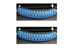 Bartact Paracord Headrest Grab Handles Black/Blue Pair