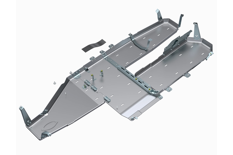 Artec Industries Bellypan Skid Plate w/ Power Pack & Exhaust Skids - JL 4XE