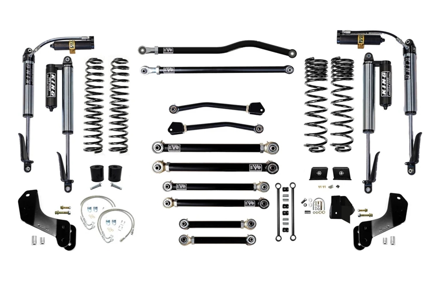 Evo Manufacturing 4.5in Enforcer Stage 4 Overland Lift Kit ( Part Number: 3063S4DPKB)