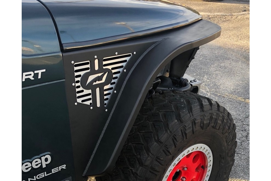 Motobilt High Line Front 4in Fender Flares - Pair  - LJ/TJ 