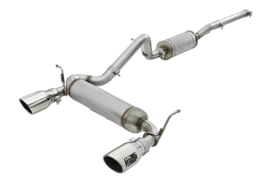 aFe Power Rebel Series 2.5in Cat-Back Exhaust System w/ Polished Tips  - JK