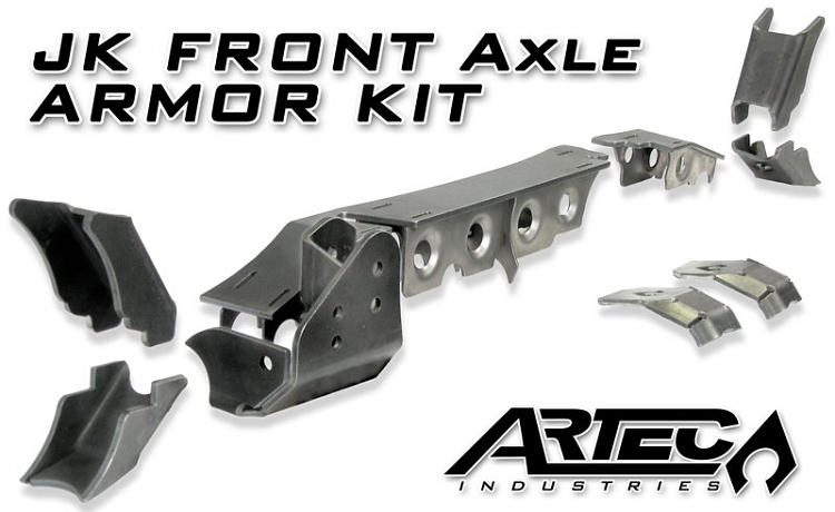 Artec Industries Dana 44 Axle Armor Kit Factory Height Front - JK
