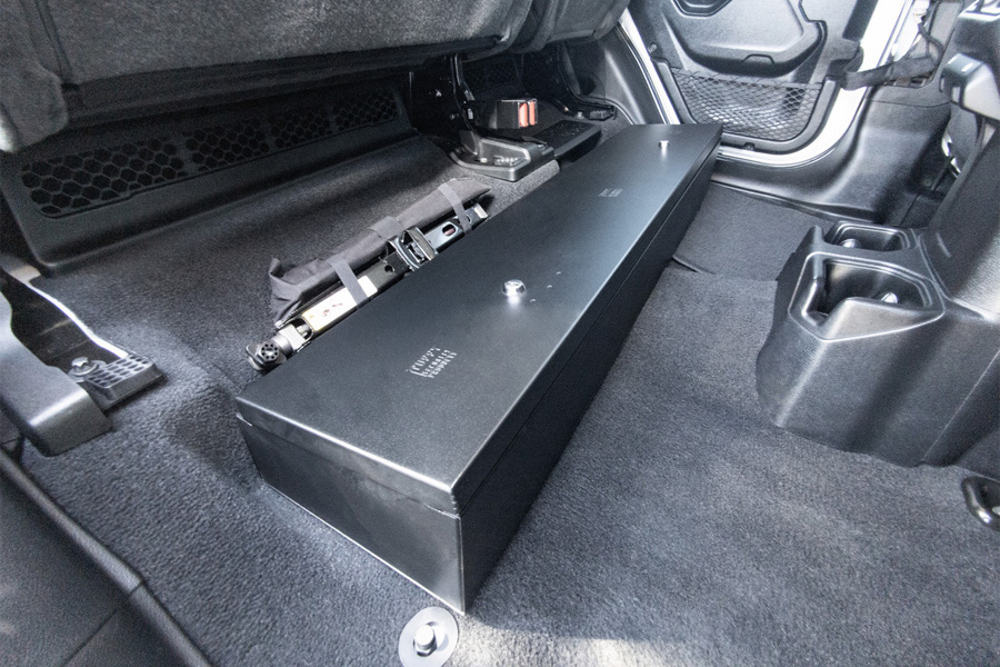 Tuffy Security  Rear Underseat Lockbox - Black - JT 2020-2023