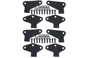 Kentrol 8-Pieces Body Door Hinge Set - Textured Black  - JK 4Dr