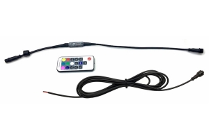 Quake LED RGB RF Whip Light/CB Antenna Remote Controller