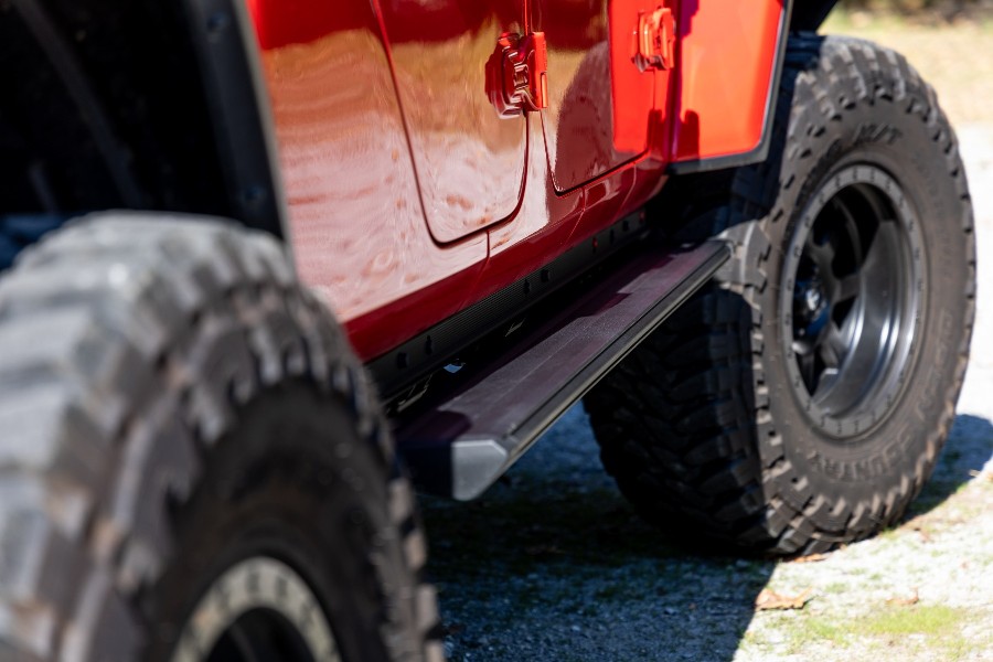 Rough Country Retract Power Board Steps  - JT