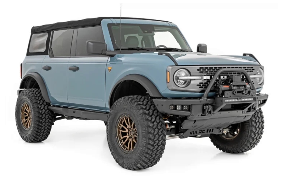 Rough Country High Winch Mount for OE Modular Bumpers - Bronco 2021+