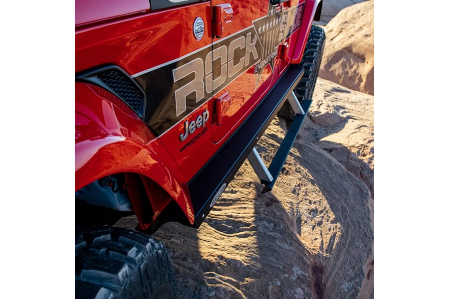 Rock-Slide Engineering Side Step Slider - Drivers Side - JL 4Dr 2024+