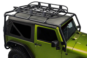 Smittybilt SRC Roof Rack, Black  - JK 2DR