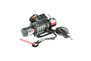 Rugged Ridge Winch, 9500 LBS, Synthetic Rope, Waterproof