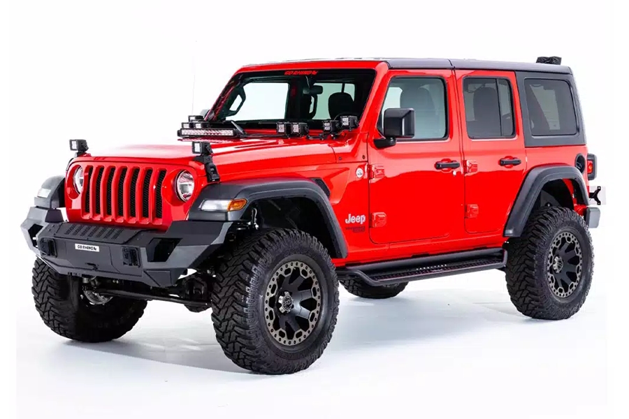 Go Rhino Trail Line Front Full Width Bumper - JT