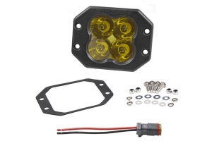 Diode Dynamics SS3 Pro Flush Mount LED Pod - Yellow Spot