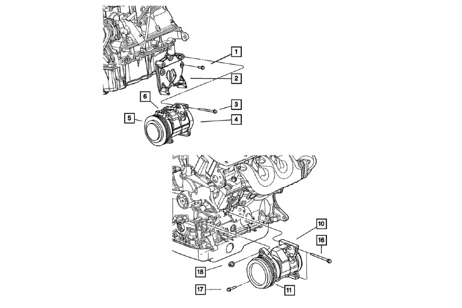 Mopar Hex Head Screw And Washer - JT/JL/JK