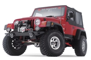 Warn Rock Crawler Front Bumper - TJ/LJ