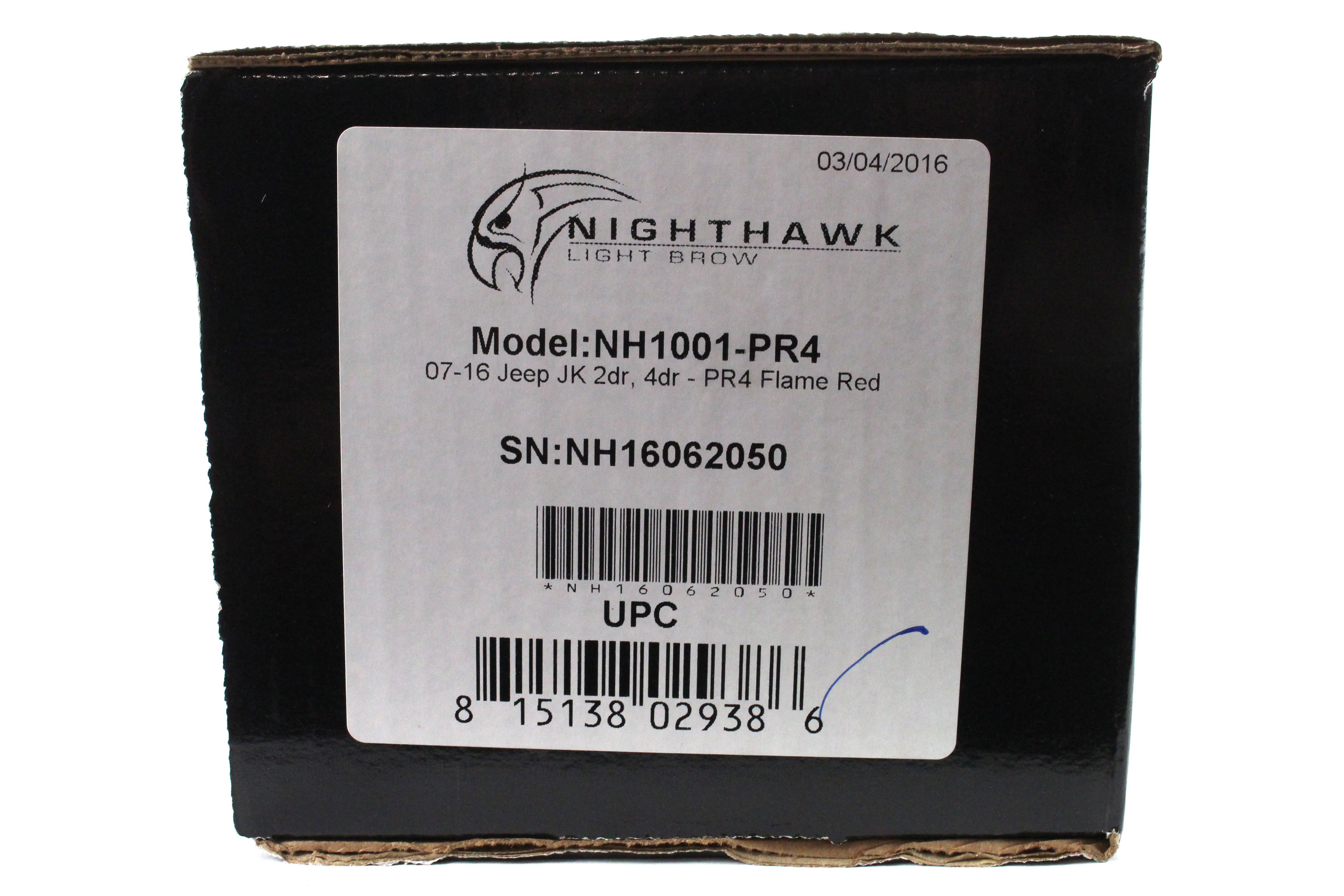 UnderCover Inc. NightHawk Light Brow Flame Red - JK