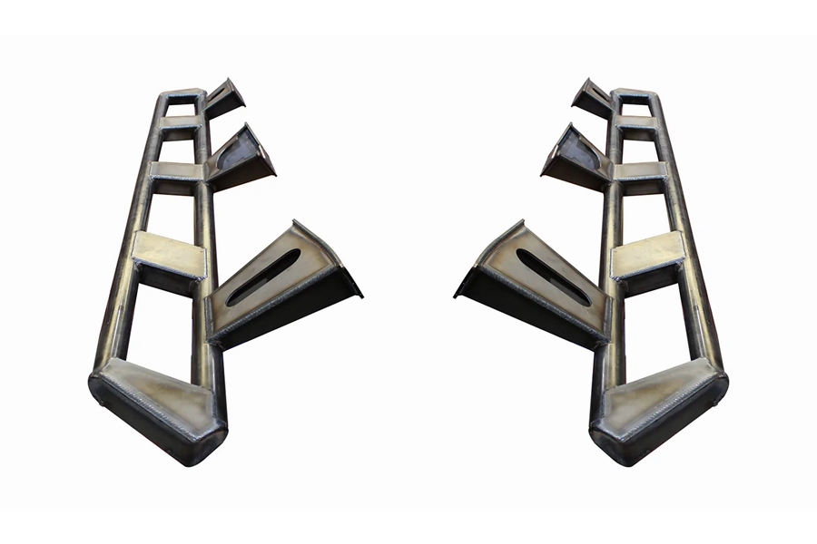 Motobilt Frame Mounted Rocker Guards - Bare - JT 