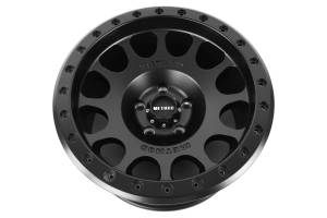 MR105  Beadlock Wheel  15x8.0  3.5in Backspace  -24mm Offset  5x4.50 Bolt Pattern  Standard Lug Hole  Matte Black Finish.
