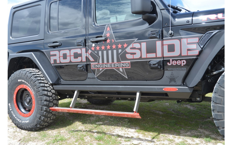 Rock Slide Engineering Gen 3 Step Sliders - 18-23 JL 4dr