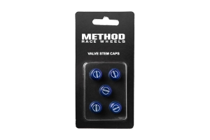 Method Race Wheels Valve Stem Caps, 5pcs - Blue