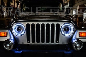 Oracle LED Surface Mount Headlight Halo Kit - White - TJ
