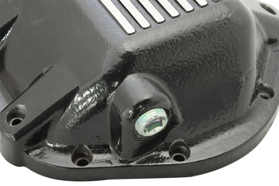 aFe POWER Pro Series Rear Differential Cover w/ Machined Fins - Black - JK/TJ 4.0L/1987-89 XJ 4.0L