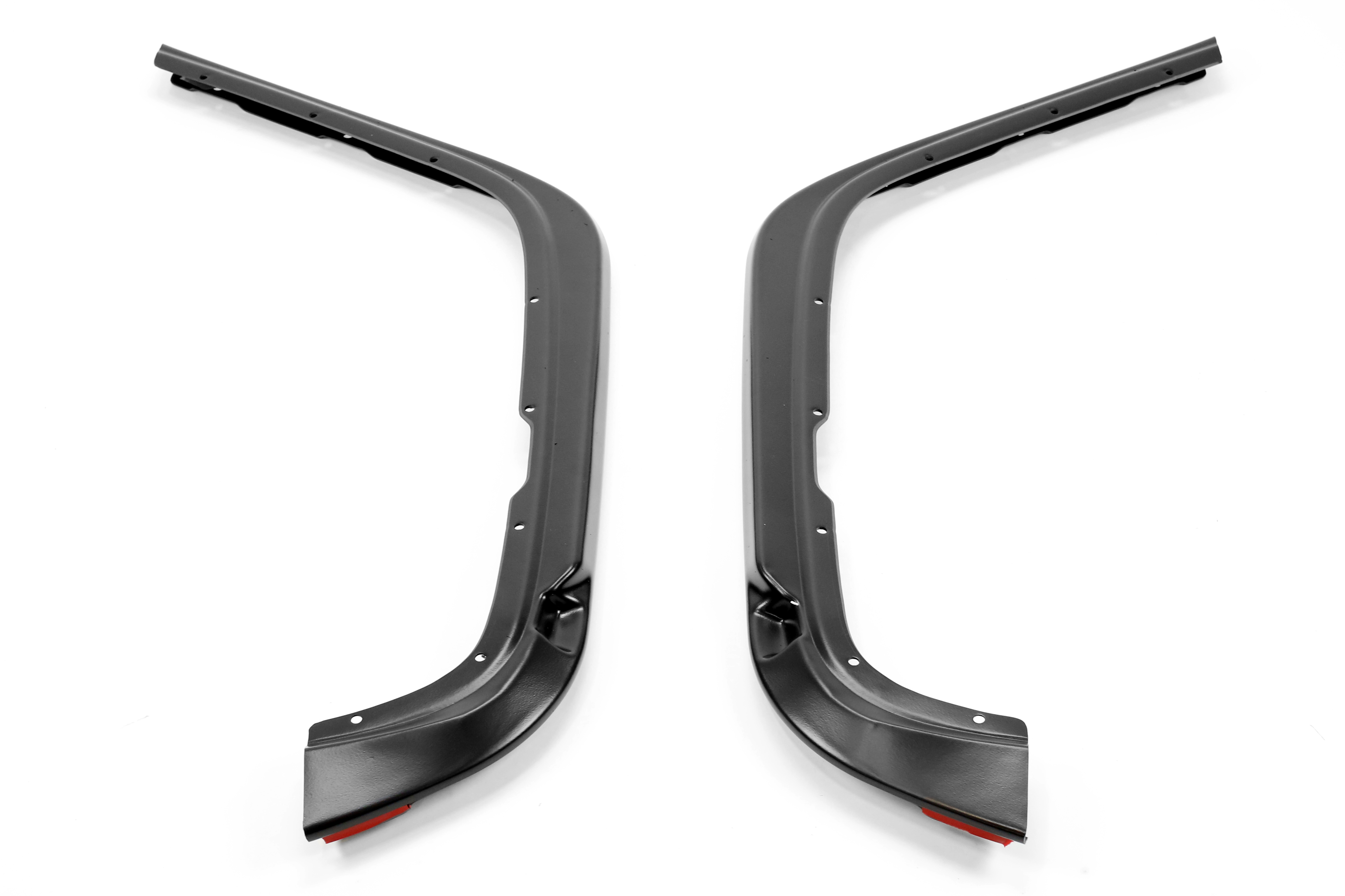 Bushwacker Factory Coverage Pocket Style Fender Flare Set Front Black - JK