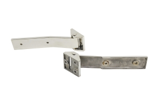 Kentrol Tailgate Hinge Set - Polished Silver  - JK 