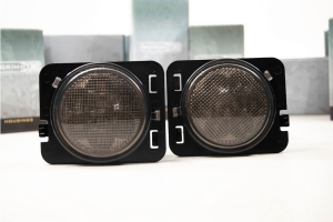 Morimoto XB LED Parking Light Set - Amber Smoked  - JK 