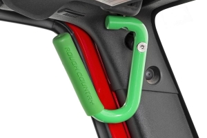 Rough Country Front Steel Grab Handles - Green - JK  