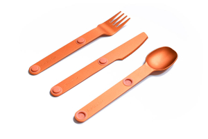 Full Windsor Magware Magnetic Flatware, Single Set - Orange 