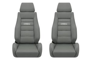 Corbeau GTS II Grey Cloth Seat Pair