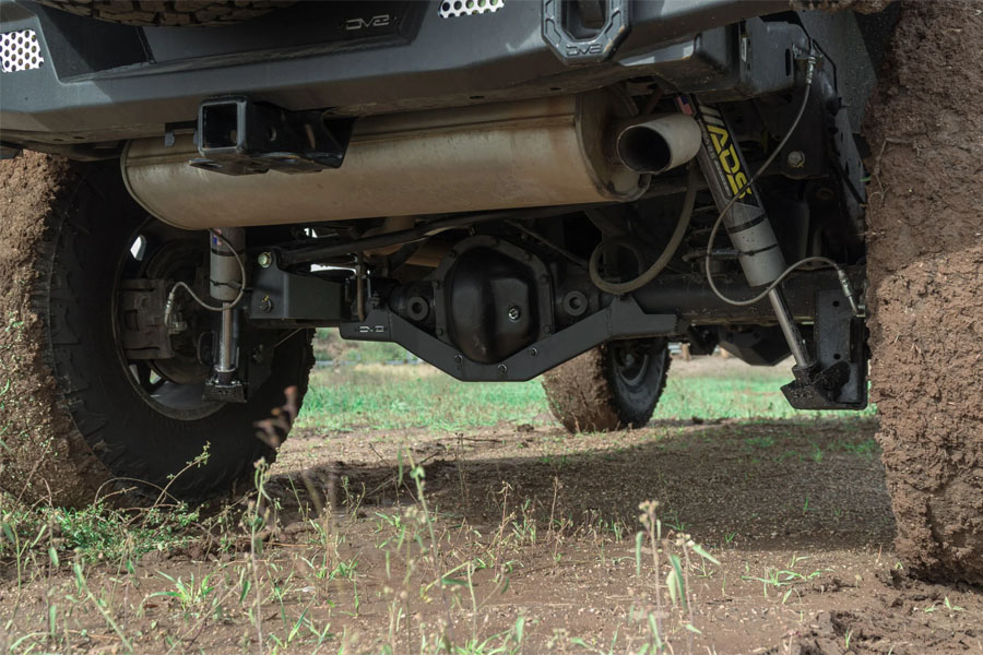 DV8 Offroad Rear Shock & Link Skid Plates - JK