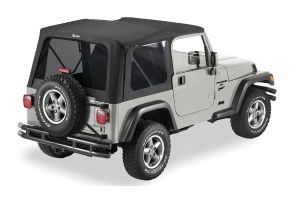 Bestop Replace-a-Top Fabric-only Soft Top, No Door Skins Included; Tinted Side and Rear Windows - TJ 2003-06