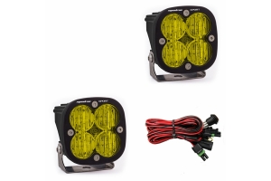 Baja Designs Squadron Sport Light Pair - Wide/Cornering, Amber