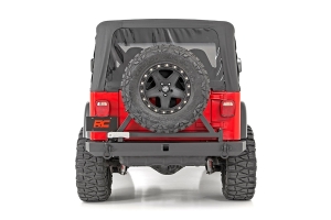 Rough Country Classic Full Width Rear Bumper w/ Tire Carrier  - TJ/LJ/YJ